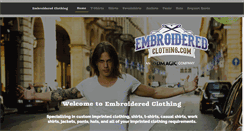 Desktop Screenshot of embroideredclothing.com